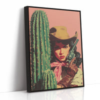 Cactus Rose in the Desert Sun