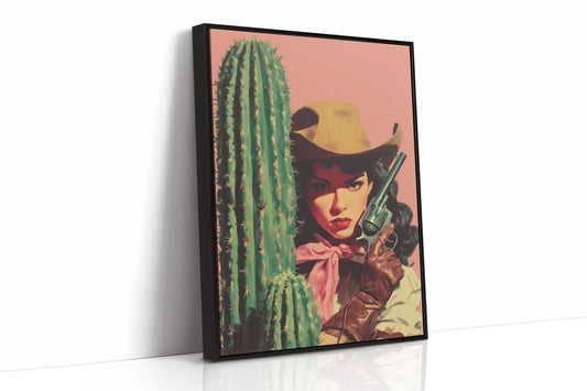 Cactus Rose in the Desert Sun