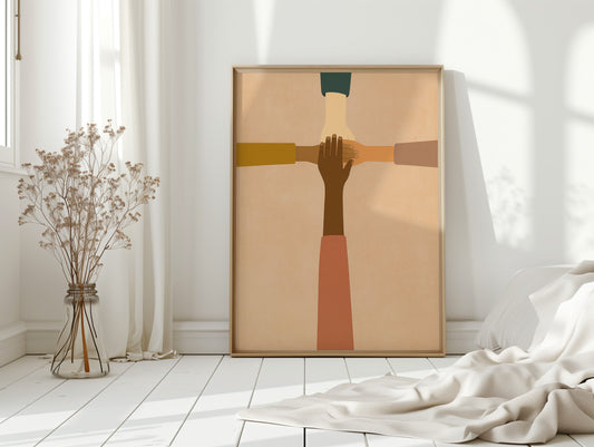 Together in Grace Minimalist Hands