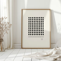 The Ninety-Nine and the One Minimalist Print