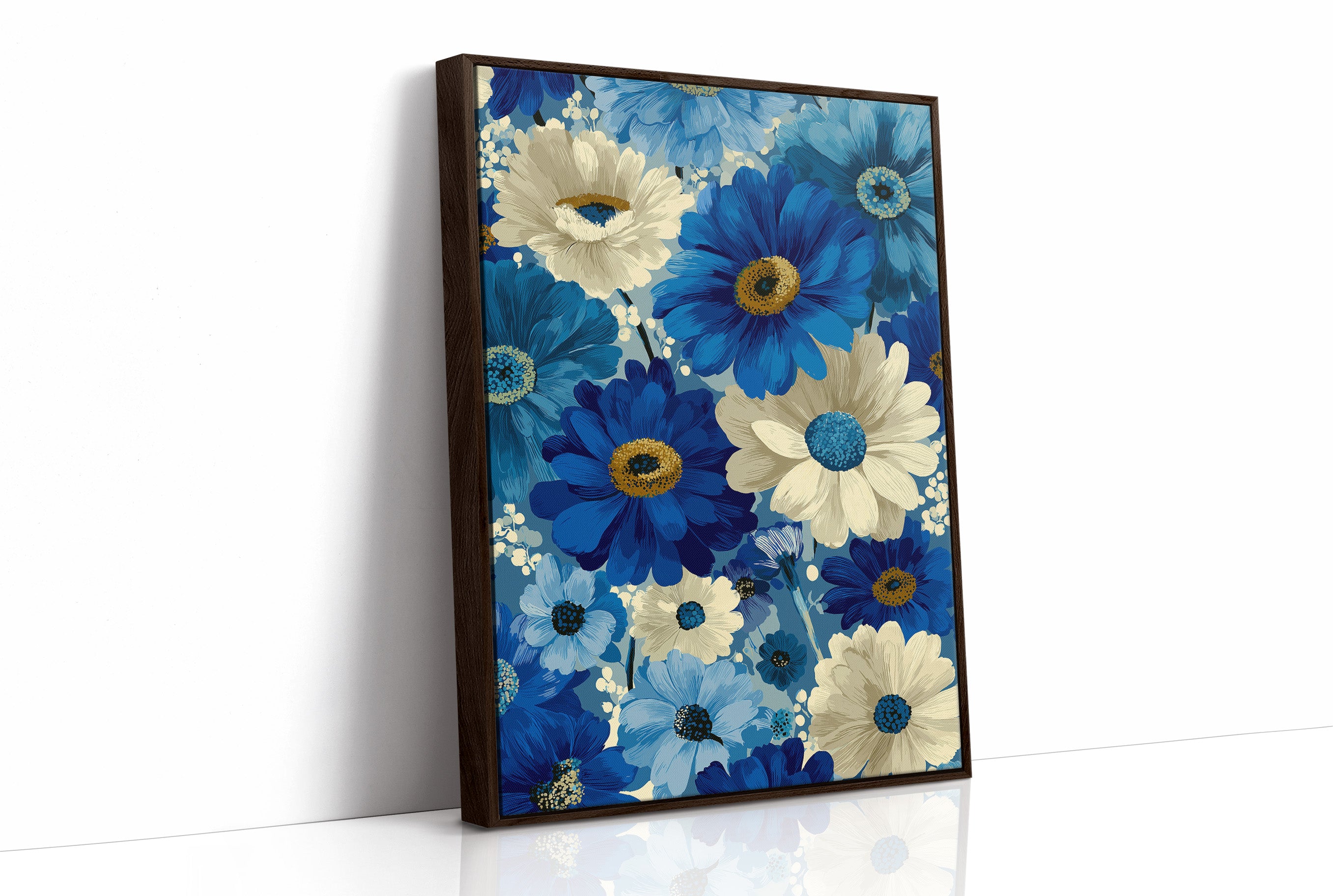 Daisies in Every Shade of Blue