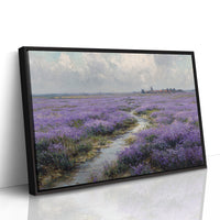 Lavender Paths Lead To Windmills