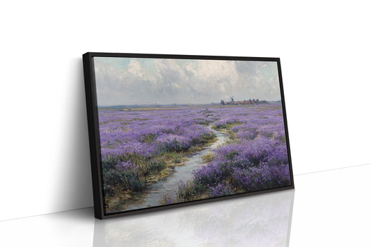 Lavender Paths Lead To Windmills