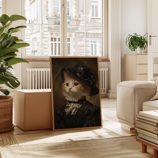 A Feline's Timeless Elegance