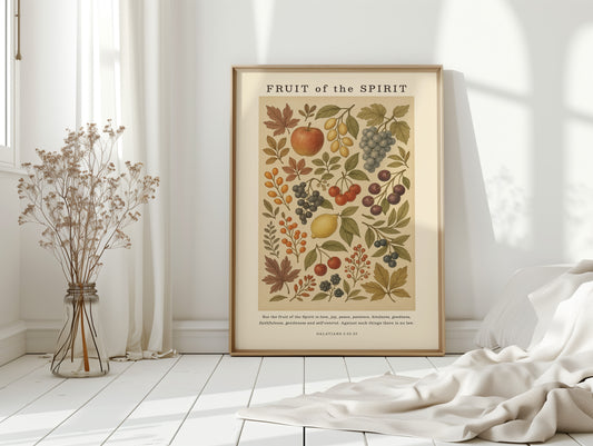 Fruit of the Spirit Botanical Print