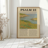 Psalm 23 Coastal Peace Print