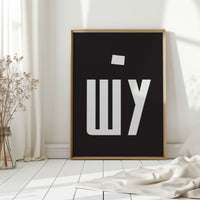 White Letters Dance In Darkness
