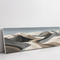 Flowing Sand Dune Abstract Landscape