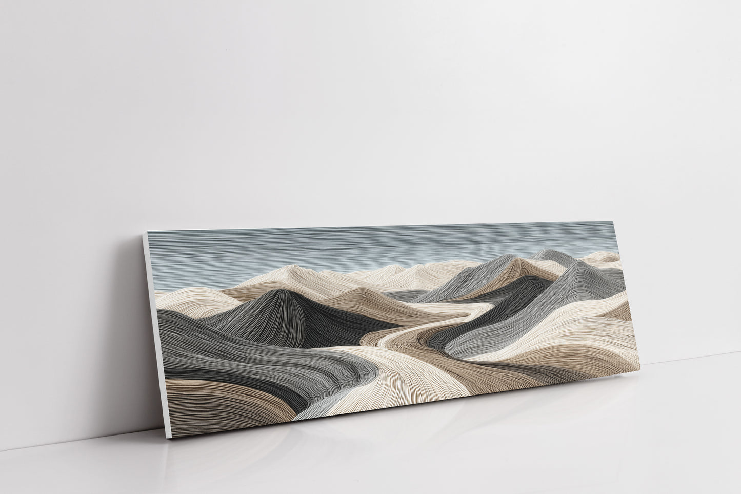 Flowing Sand Dune Abstract Landscape