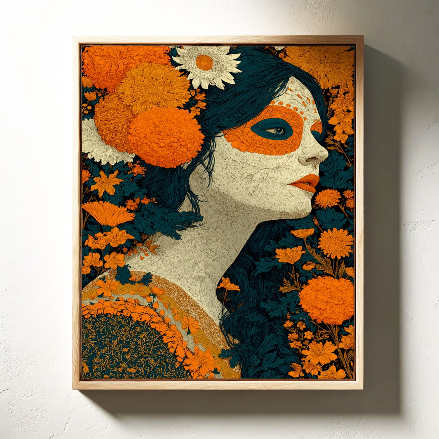Beneath Blooms of Radiant Color