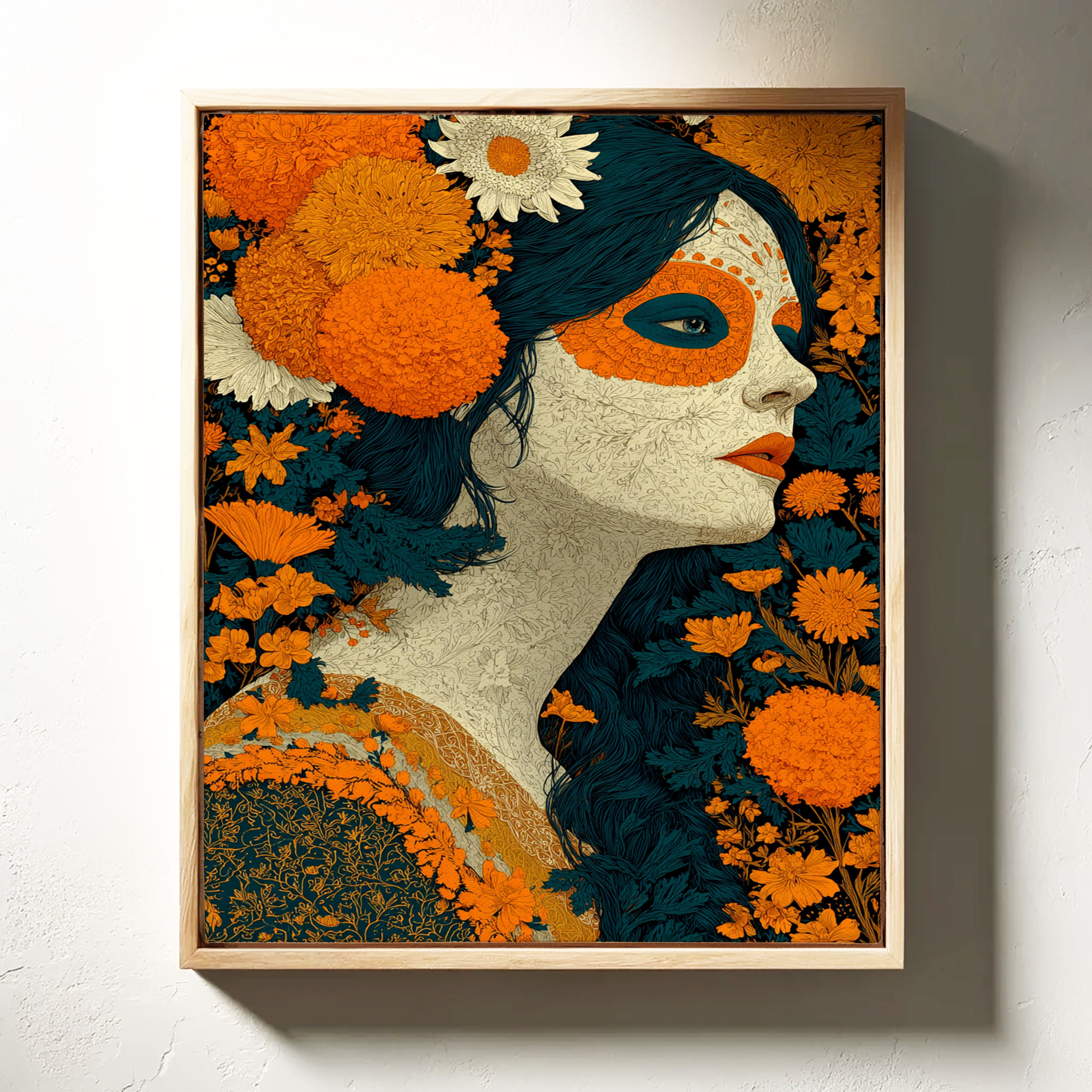 Beneath Blooms of Radiant Color