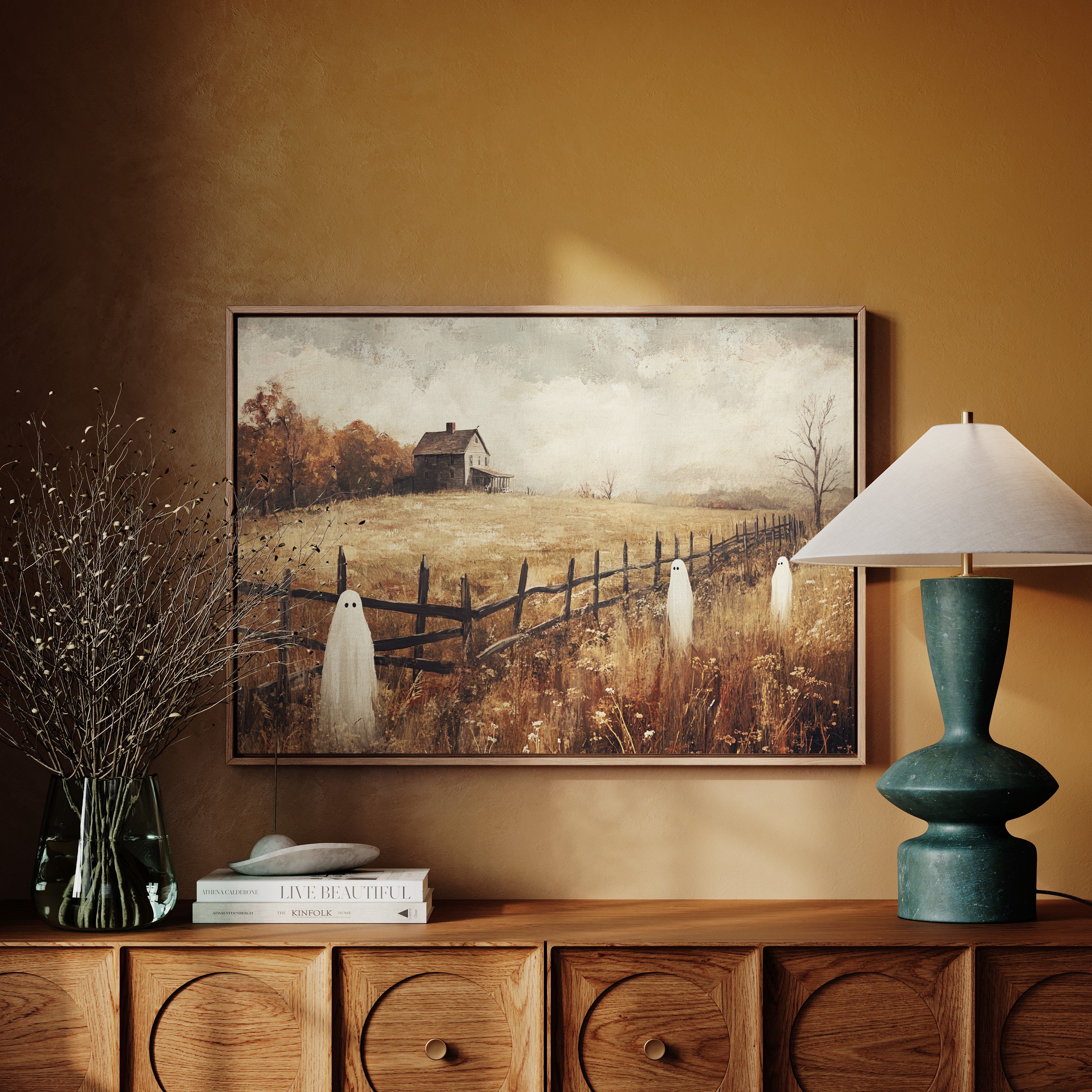 Autumn Spirits Haunt The Meadow Path