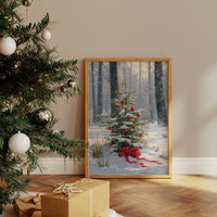 Winter Forest Holds Sacred Ornaments