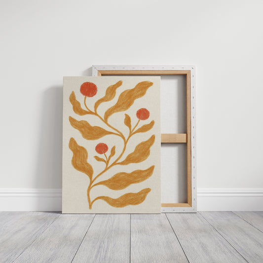 Golden Leaves Hold Coral Stories