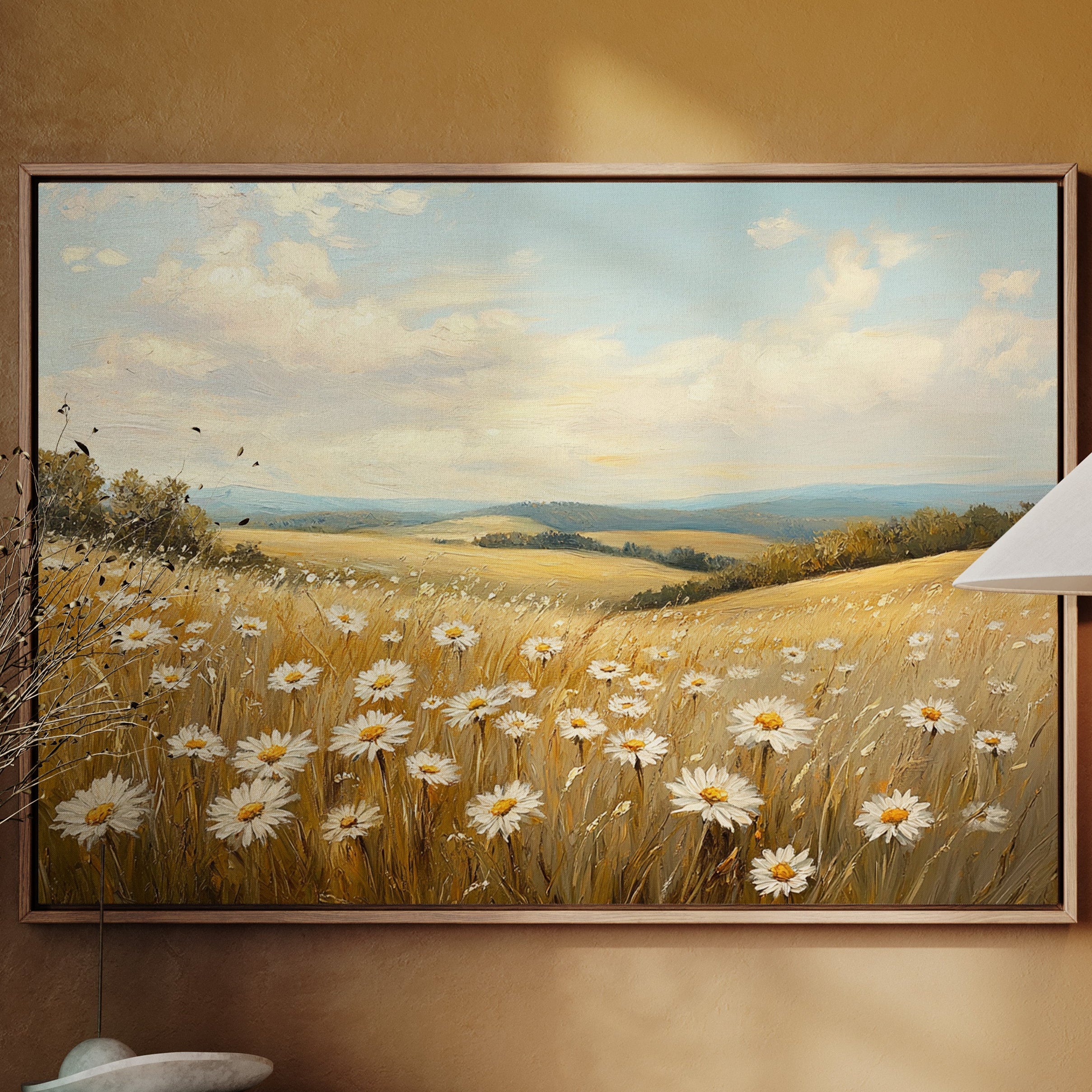 Summer Daisies Dance Through Golden Fields