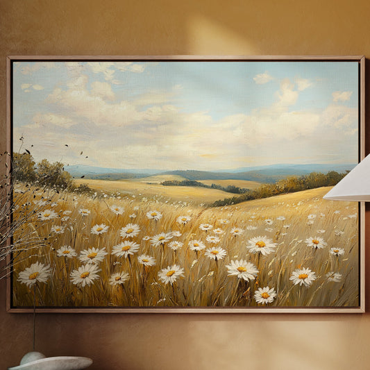 Summer Daisies Dance Through Golden Fields