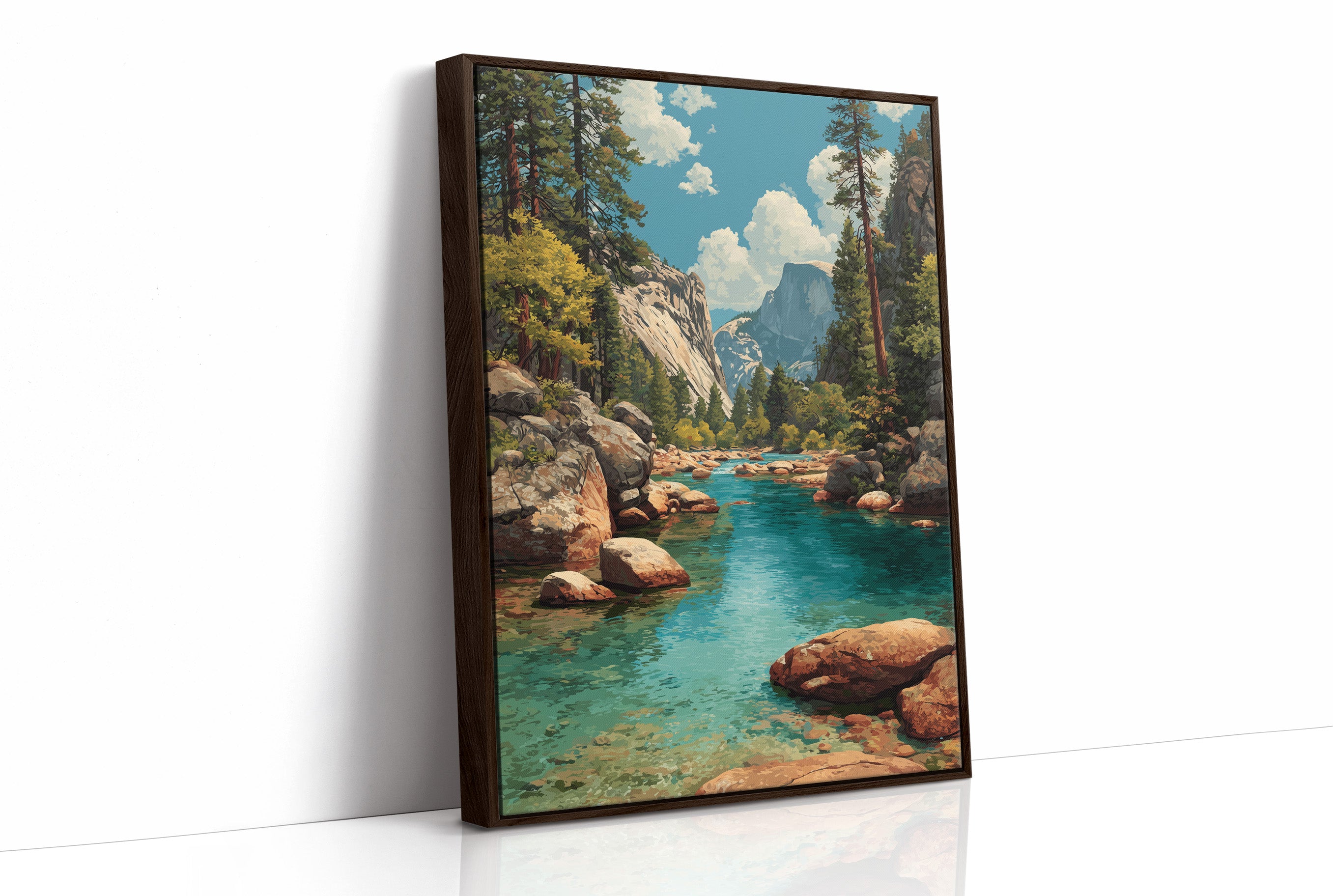 River Through Granite Giants