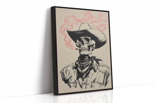 Ghost Rider's Last Stand - Smoking Skeleton Cowboy