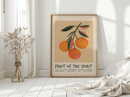 Fruit of the Spirit Citrus Branch Print