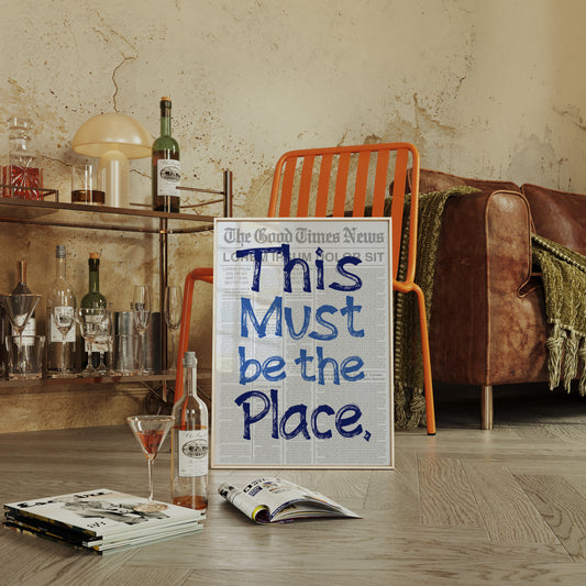 Blue Letters Find Their Home