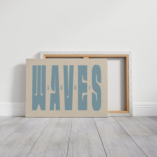 Coastal Typography: Surf Rhythm