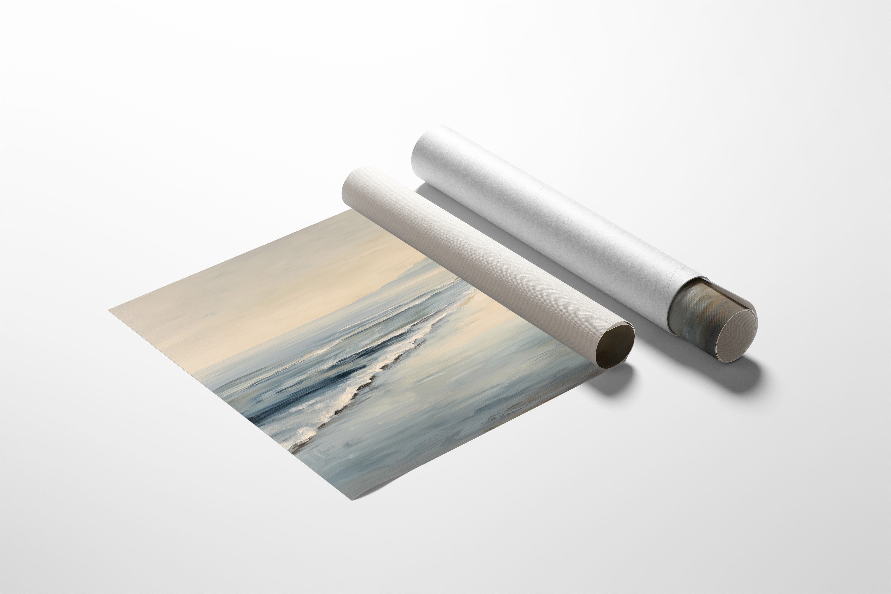 Dawn Breaks Along Silent Shores