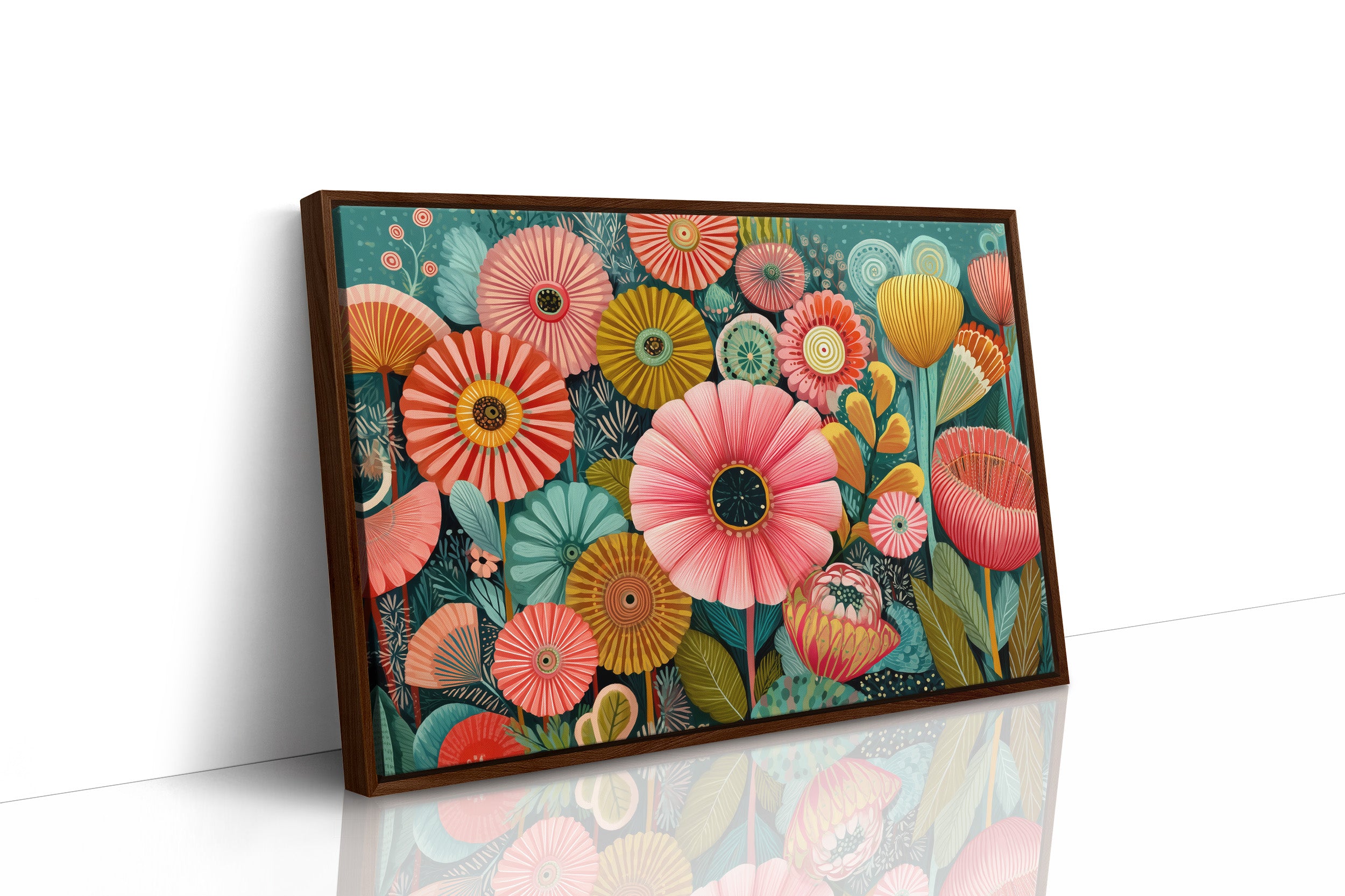 Coral Blooms Cast Golden Shadows