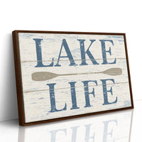 Lake Life, Weathered Sign