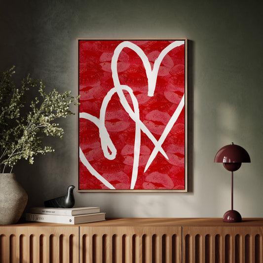 Crimson Lines Dance Their Passion