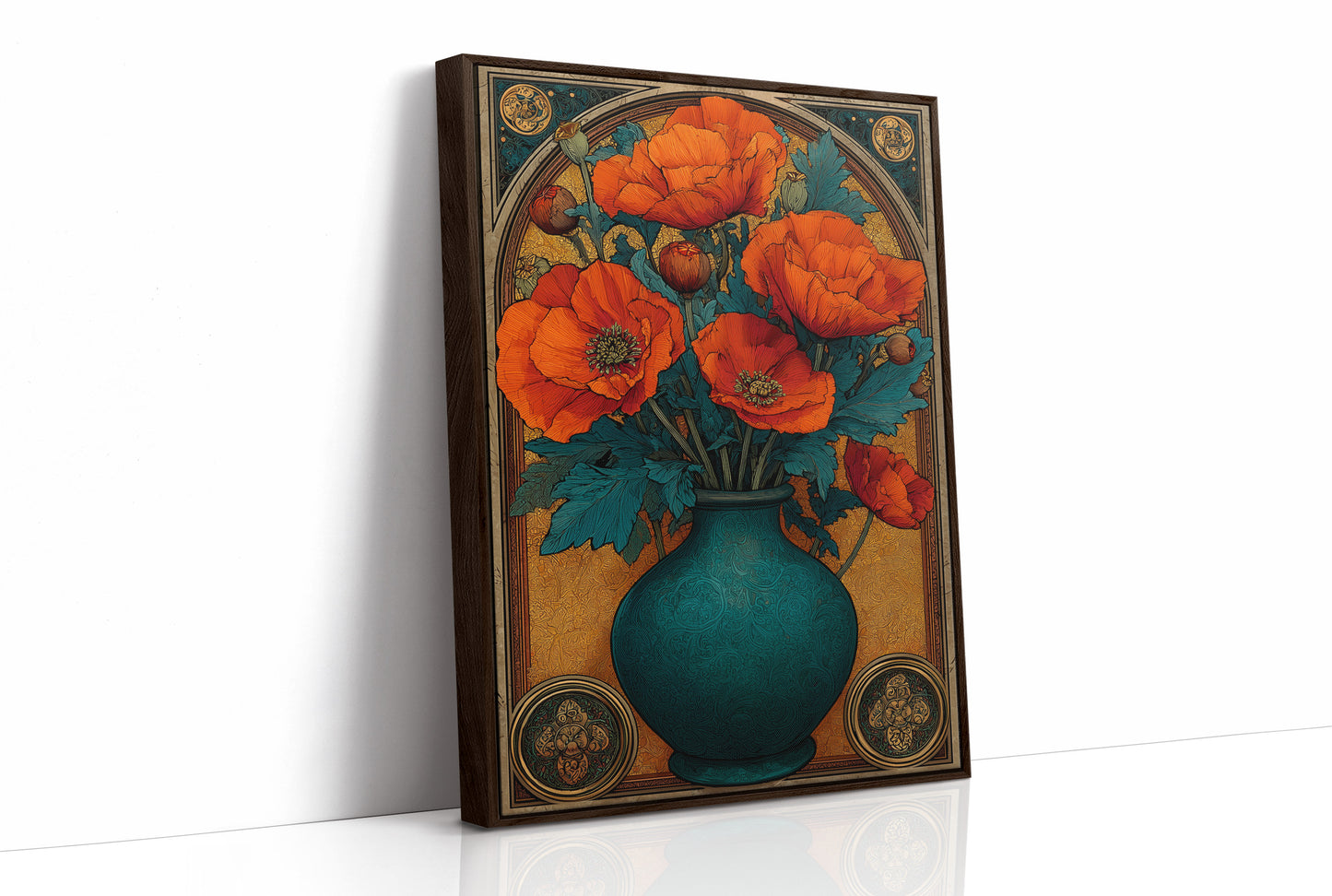 Poppies in the Gilded Room