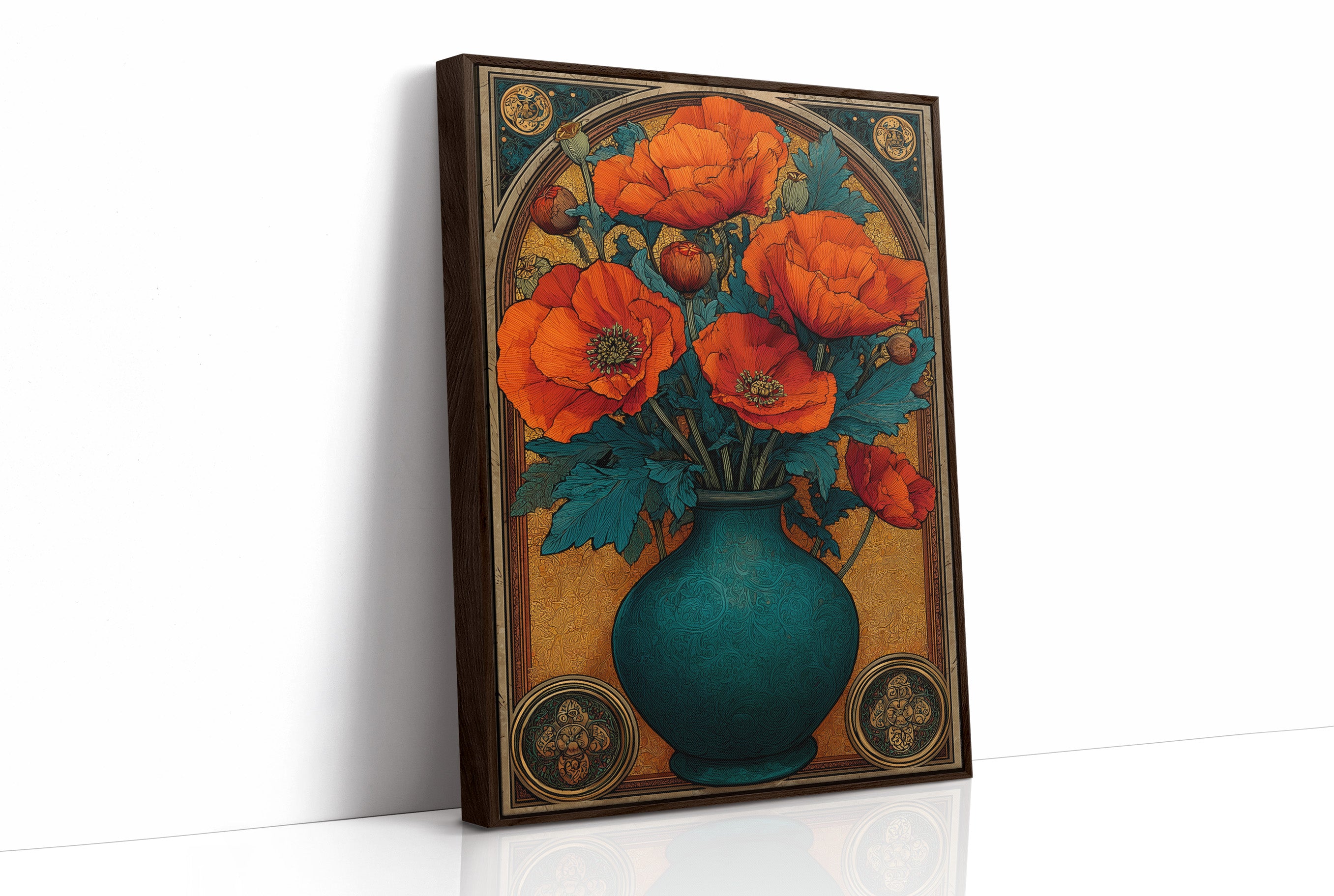 Poppies in the Gilded Room