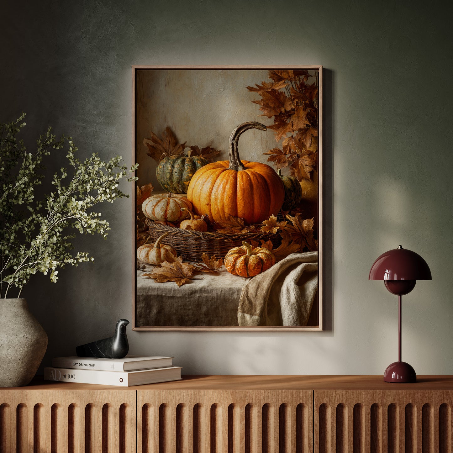 Harvest's Embrace in Autumn's Glow