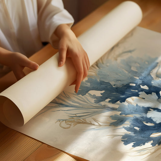 Coastal Memories In Muted Blue