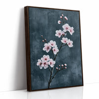 Realist Blossoms on Slate Grey