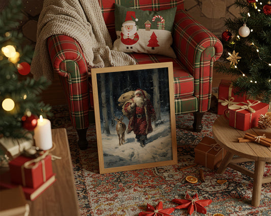 Forest Friends Share Winter's Magic