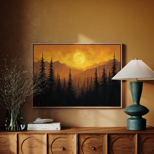 Ancient Pines Watch Golden Moon