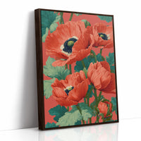 Red Poppies on a Warm Afternoon