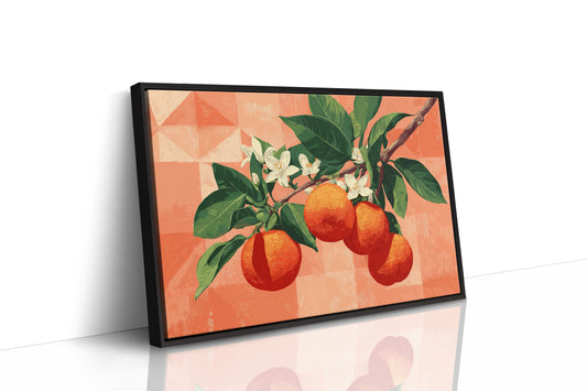 Citrus Blossoms Dance In Coral