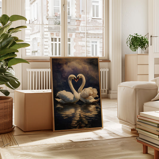 Hearts Entwined in Still Waters