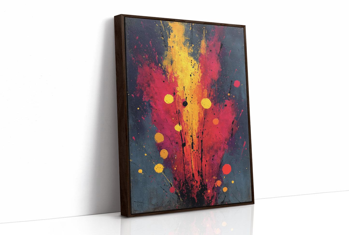 Eruption in Fire and Fuchsia