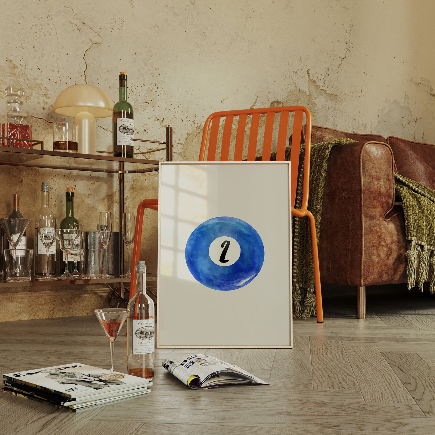 Two Ball Dances In Azure Light