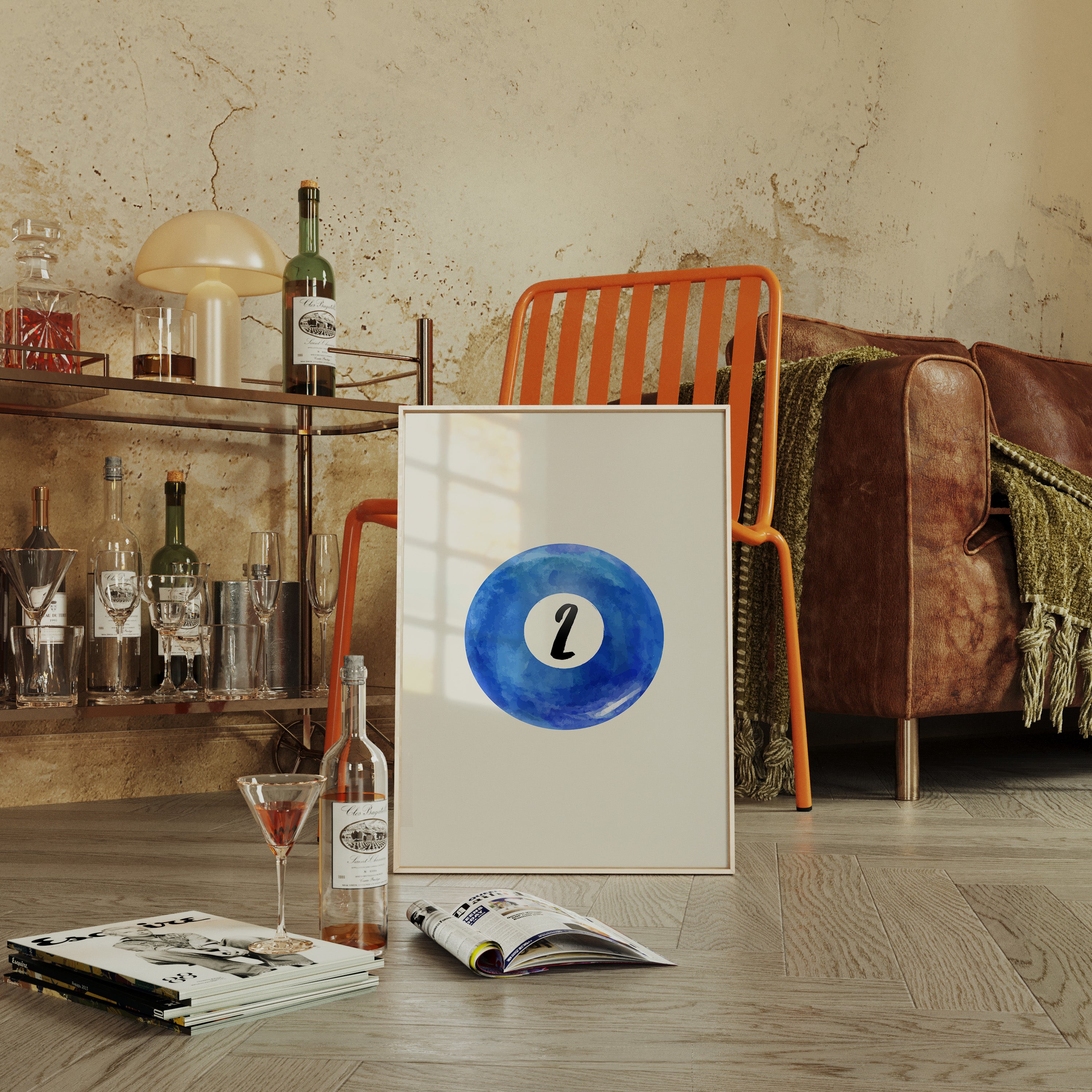 Two Ball Dances In Azure Light