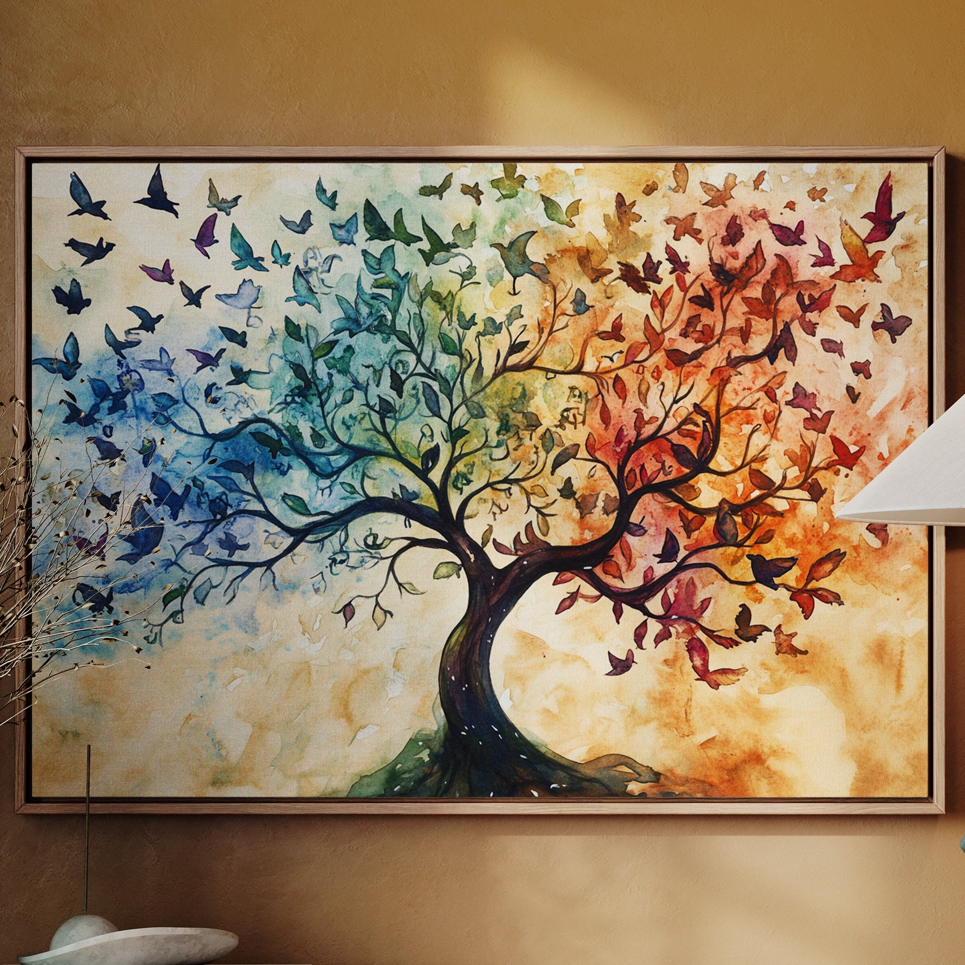 Seasons Dance Through Bird Wings