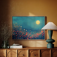 Poppies Dance Under Summer Moon