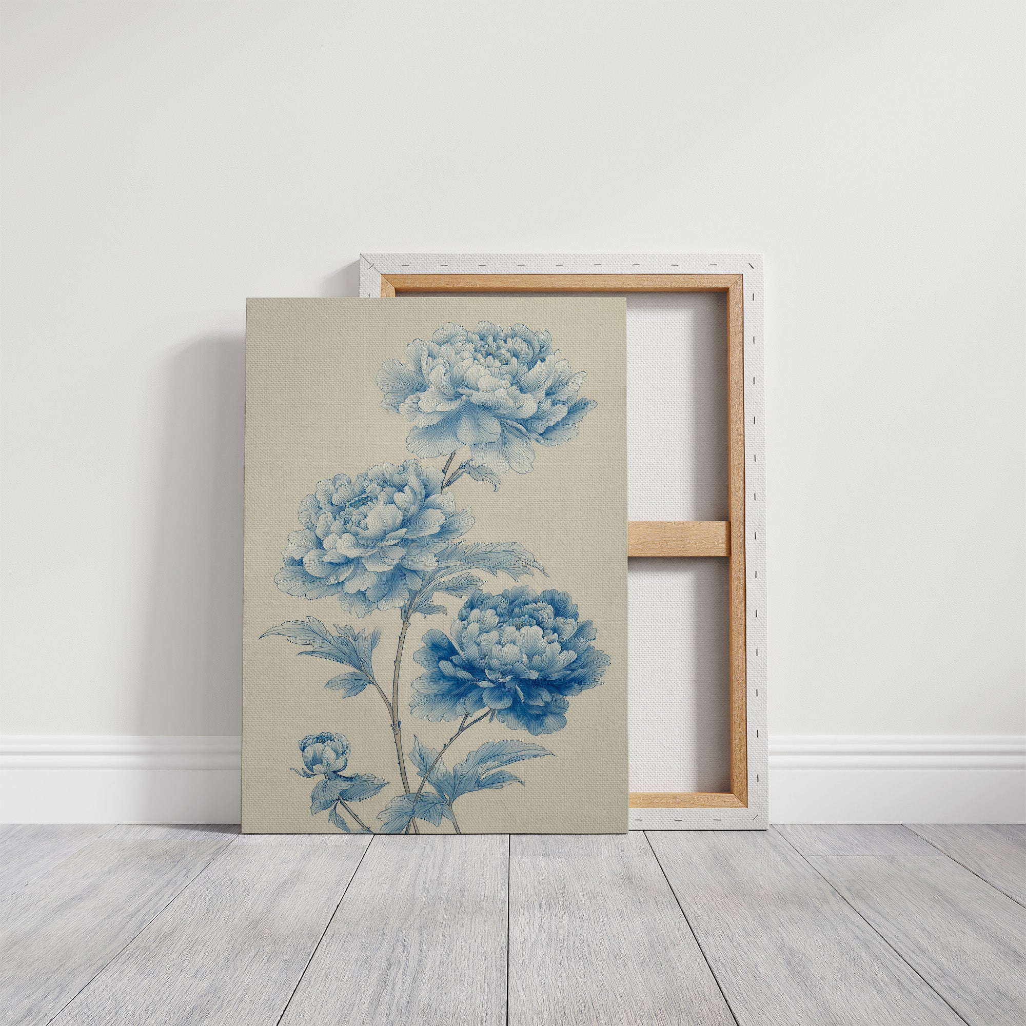 Blue Peonies Dance In Morning Light