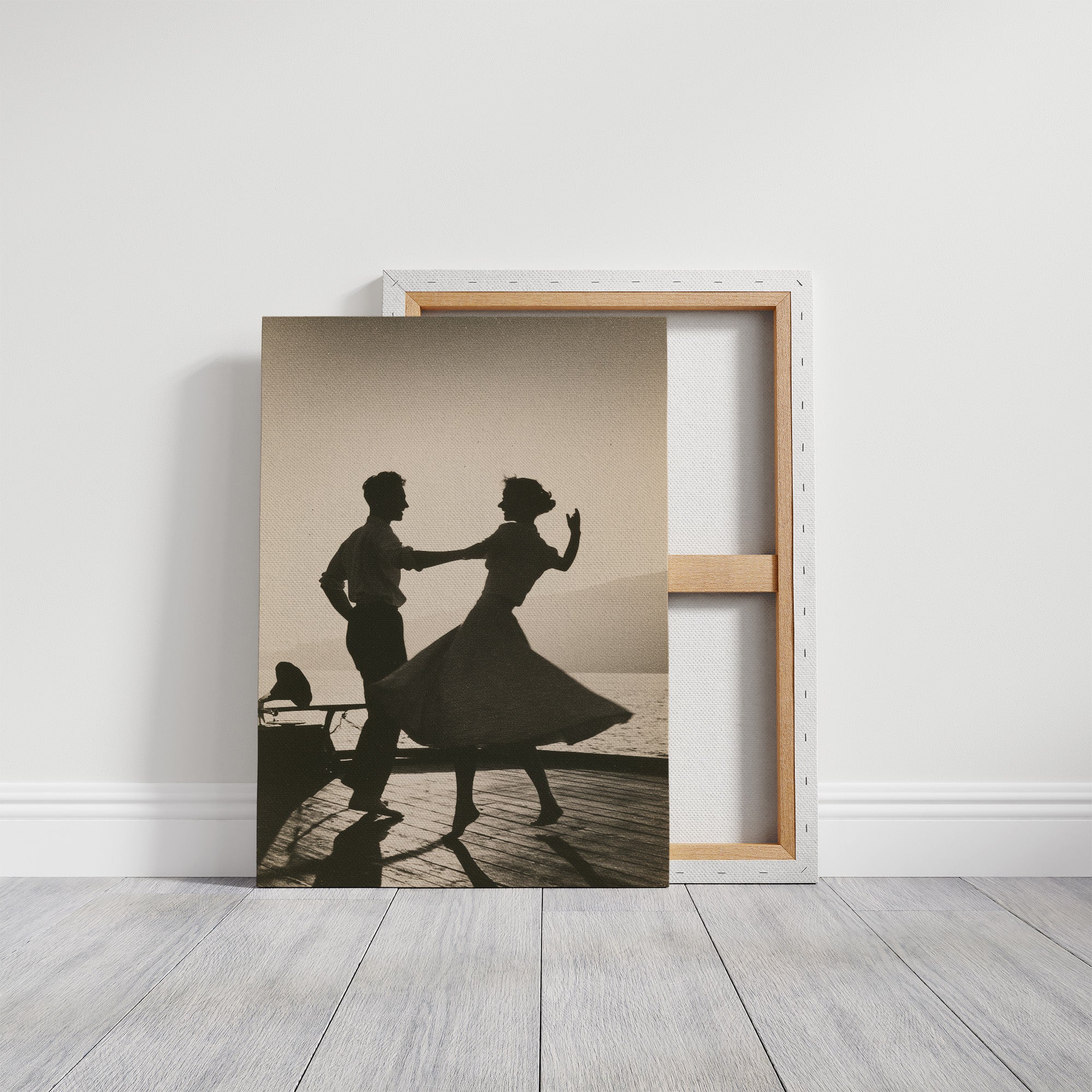 Dockside Waltz At Golden Hour