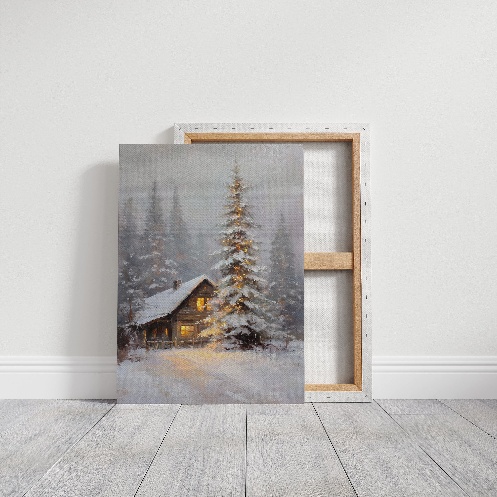 Lantern Light in Quiet Pines