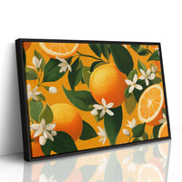 Citrus Blossoms Dance In Sunlight