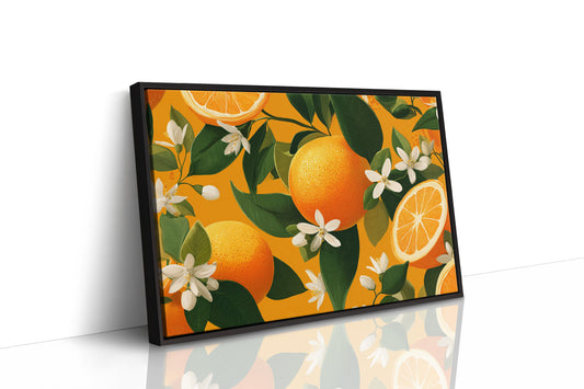 Citrus Blossoms Dance In Sunlight