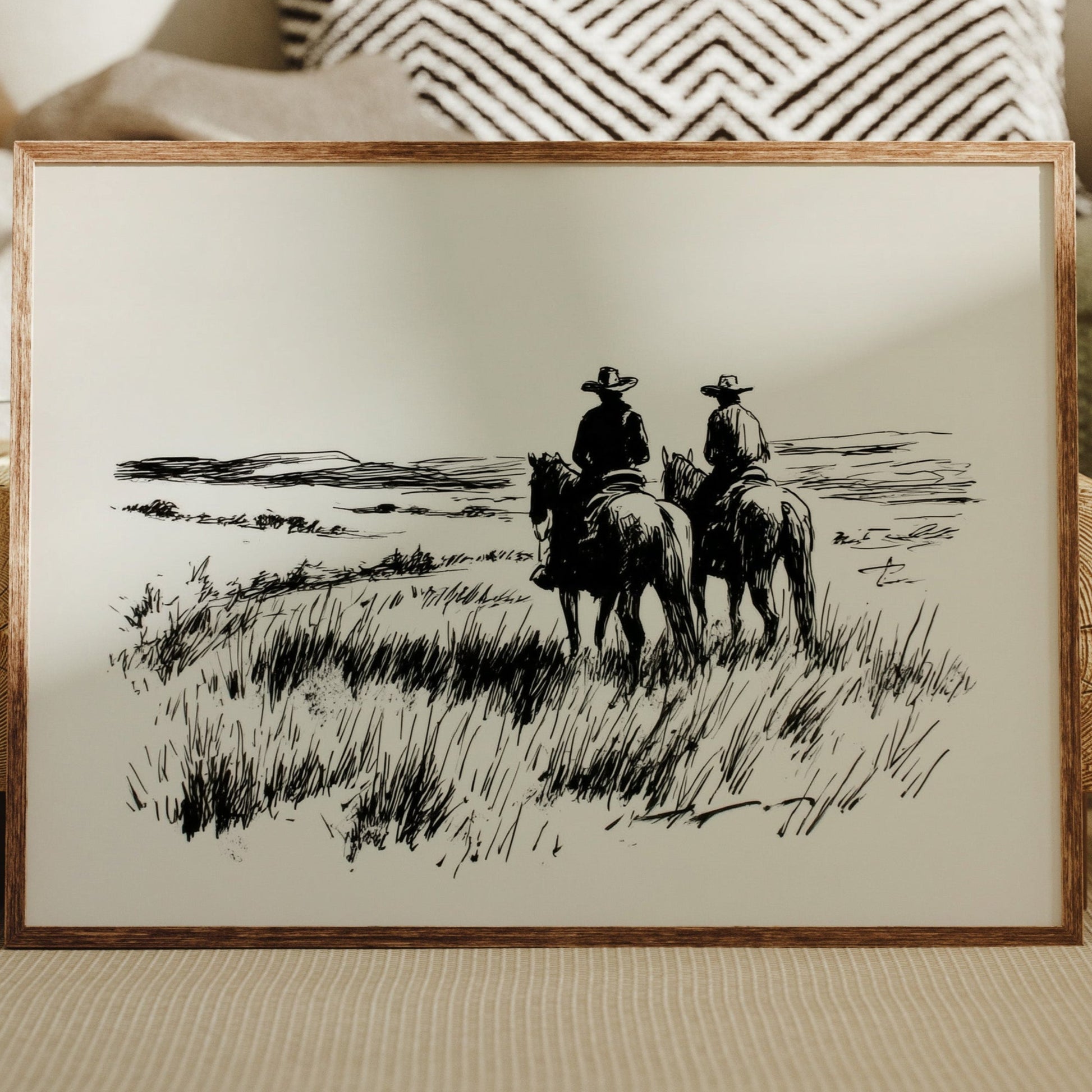 Prairie Grass Remembers Their Hoofbeats